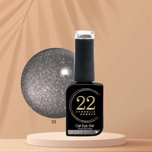 Oja semipermanenta 22Symbolic Number Aurora-Cat-Eye Number 33/15ml