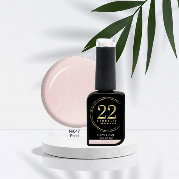 Oja semipermanenta 22Symbolic Number 15ml Pearl