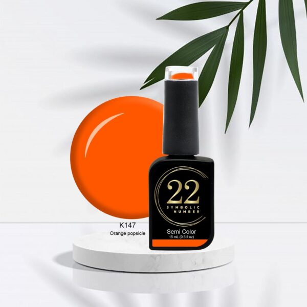 Oja semipermanenta Orange Popsicle 15ml/K147