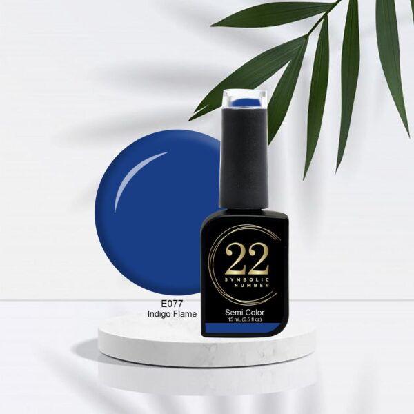 Oja semipermanenta Indigo Flame Blue/15ml