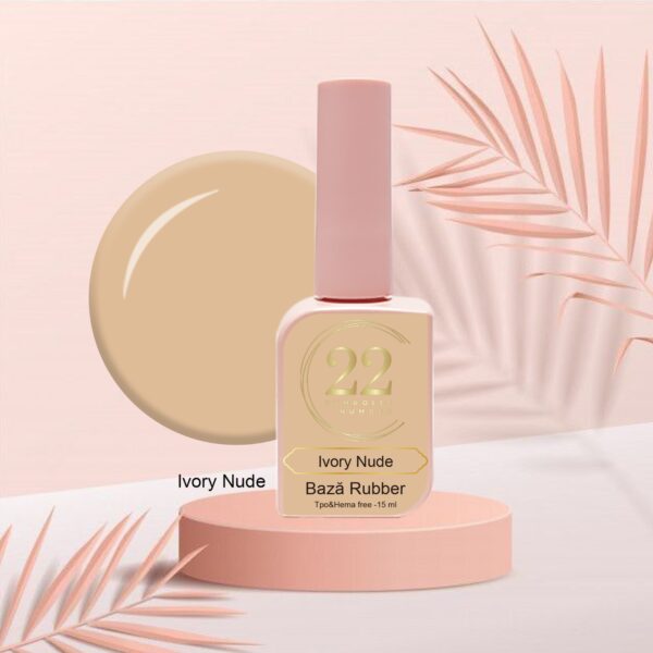 Baza Rubber Medium-Ivory Nude/15ml