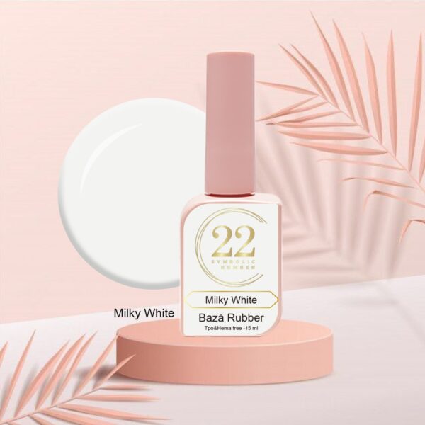 Baza Rubber Medium-Milky White/15ml