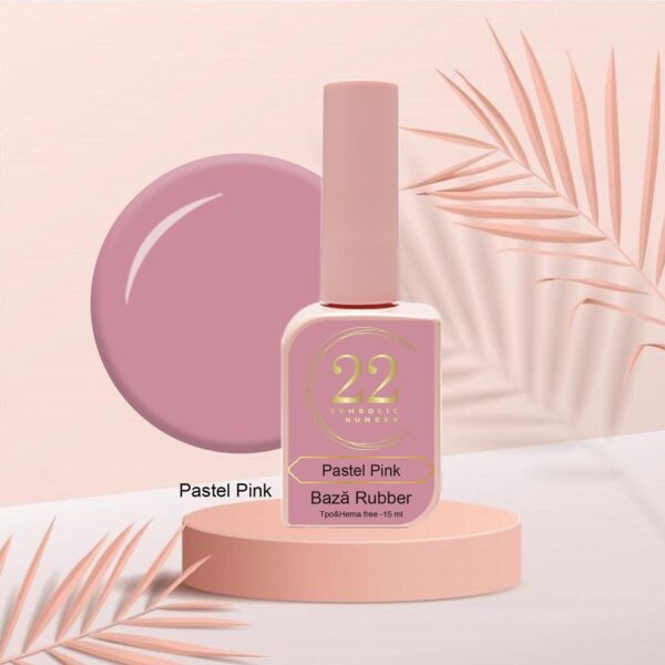 Baza Rubber Medium-Pastel Pink/15ml
