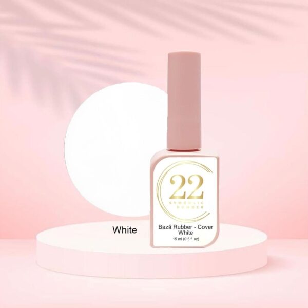 Baza Rubber Base Coat  White/15ml